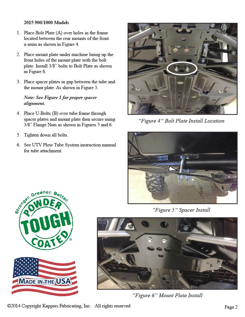 KFI PLOW MOUNT KIT 105605