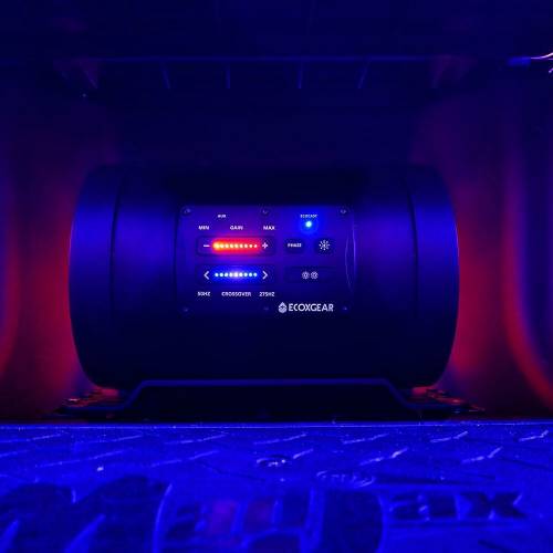 ECOXGEAR SoundExtreme Amplified Bluetooth UTV or Golf Cart Subwoofer w/RGB Lighting
