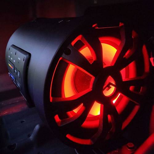 ECOXGEAR SoundExtreme Amplified Bluetooth UTV or Golf Cart Subwoofer w/RGB Lighting