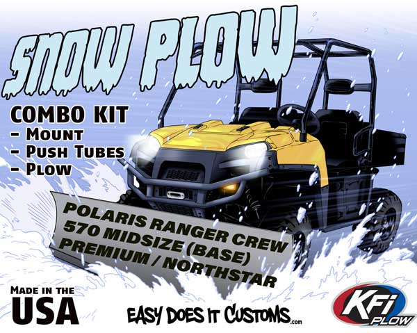 Polaris Ranger Crew SP 570 Midsize Northstar 2022-2024 -    KFI UTV Plow Mount 106400