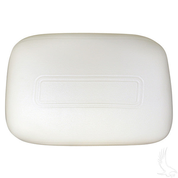Club Car 00 & Down White Seat Back Assembly