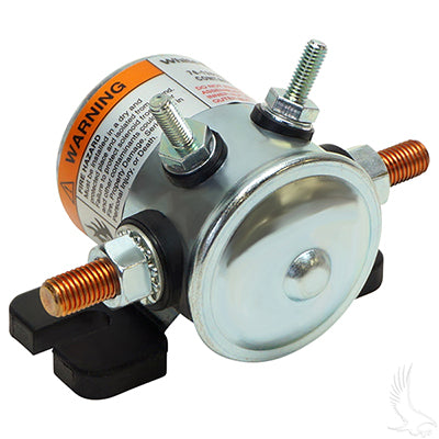 Solenoid, 36V 4 Terminal Copper/Short, EZGO Electric Resistor Cars