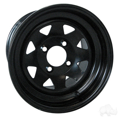 Steel, Black, 12x7.5