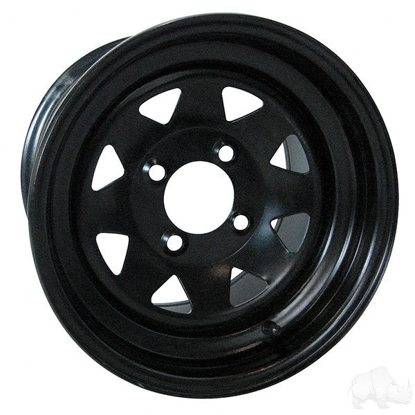 Steel, Black, 12x7.5