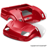 DoubleTake Vortex Golf Cart Body Kit for Yamaha Drive Red