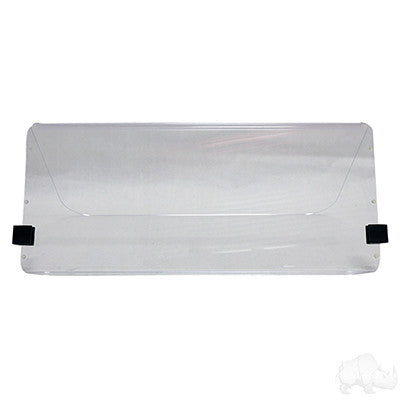 RHOX Tinted Acrylic Split Golf Cart Windshield Club Car DS Clear
