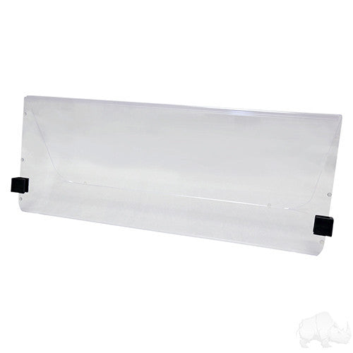 RHOX Clear Acrylic Split Windshield for Yamaha G14-G21 Golf Cart