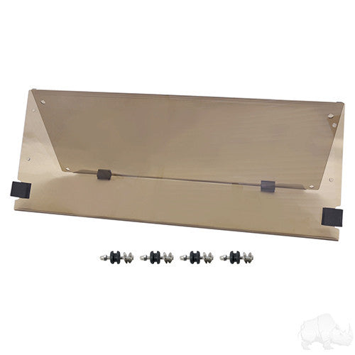 RHOX Tinted Acrylic Split Windshield for Yamaha Drive Golf Cart