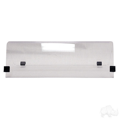 RHOX Acrylic Split Golf Cart Windshield For EZGO TXT 2014+  Clear