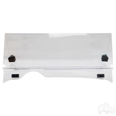 EZGO RXV Impact Resistant Clear 2 Piece Windshield