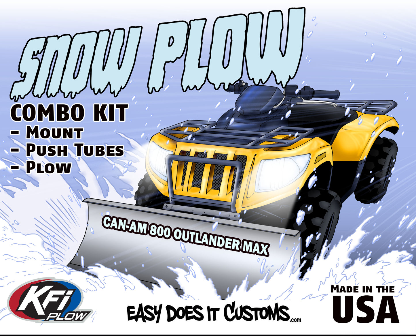 Can-Am 800 Outlander MAX - 2006-2012 ATV    KFI Plow Mount 105040