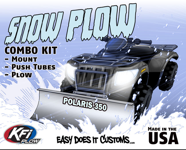 Polaris 350 2x4 / 4x4 / 6x6 - 1993-older ATV    KFI Plow Mount 105190